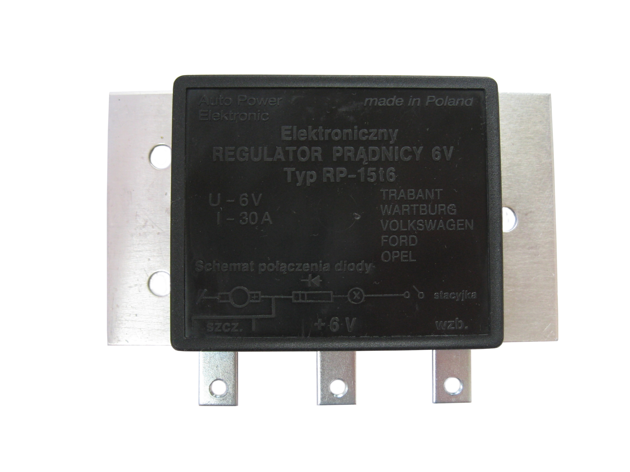 Elektronický regulátor generátoru Trabant 6V 220W