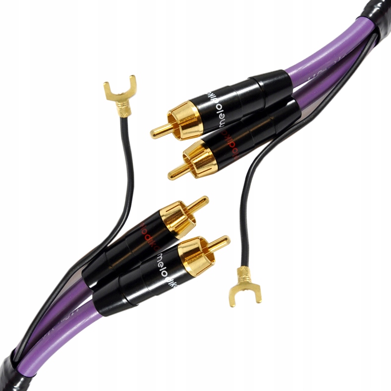 

Kabel do gramofonu 2 Rca Phono Melodika Mdph 2m