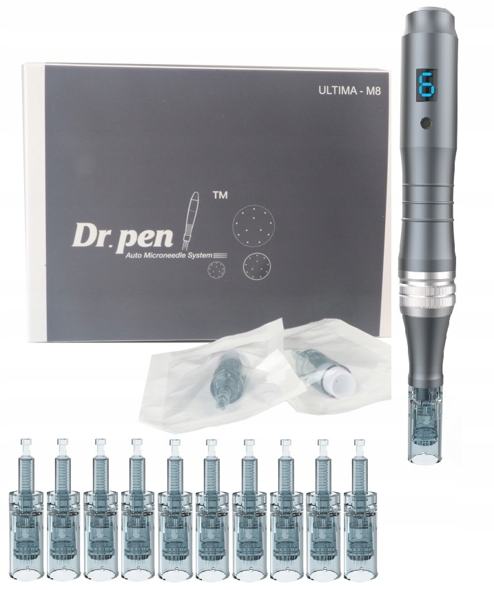 Dr Pen M8 +10 Kartridž Mezoterapie Mikrojehličková Pro