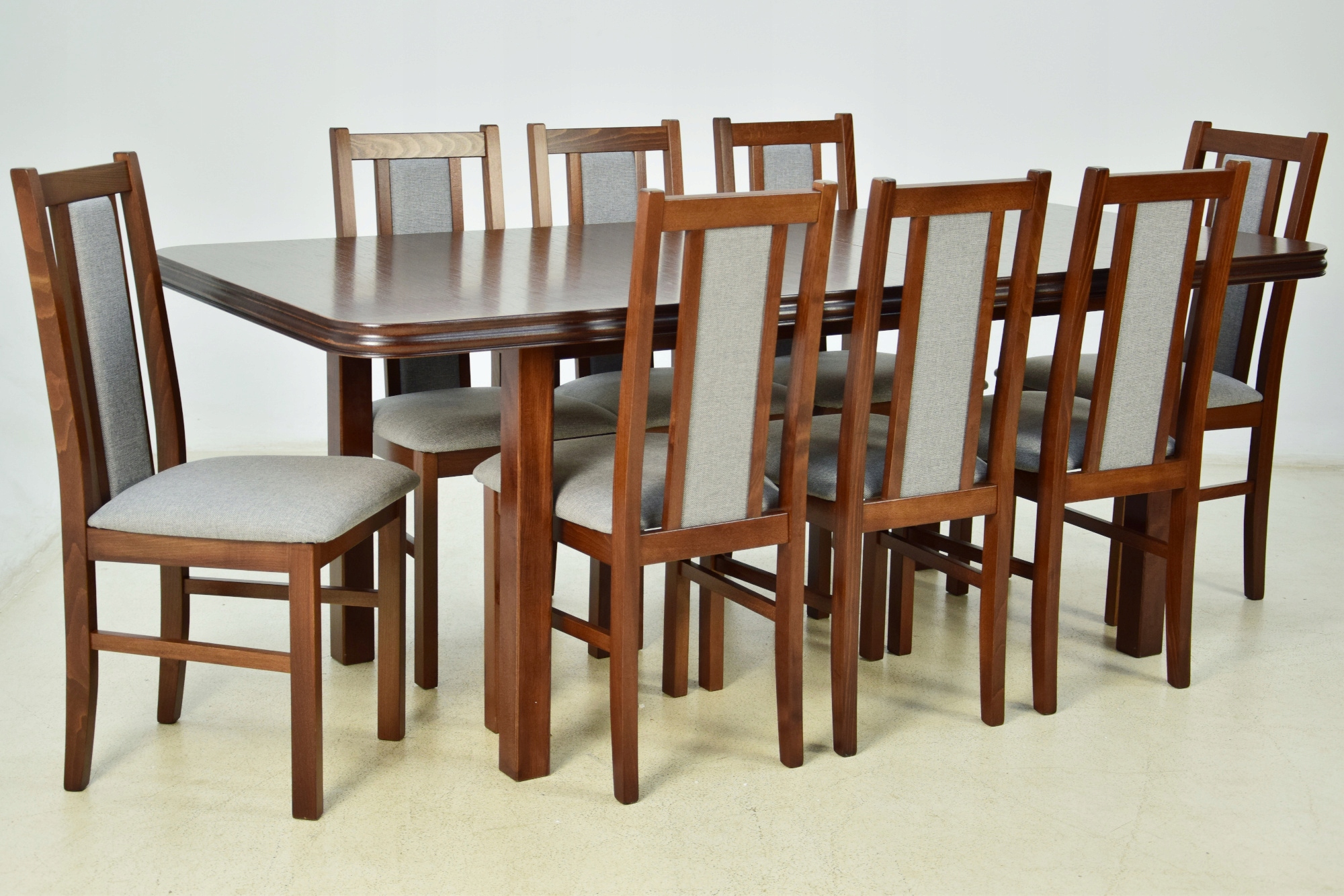 ZESTAW MEBLI DO KUCHNI 8 krzeseł +stół ROZKŁADANY Szerokość stołu 90 cm