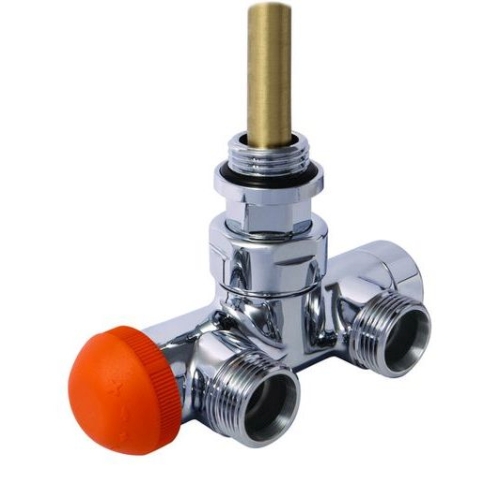 Herz Ventil De Luxe Vua 50 štvorcestný 2R uhlový chróm 1/2" M22/1,5