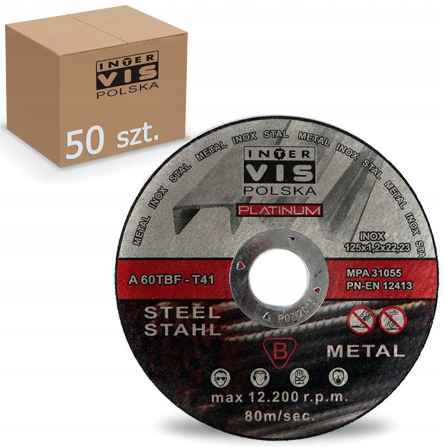 Tarcza Do Cięcia Metalu Tarcze 125x1,2 Platinum