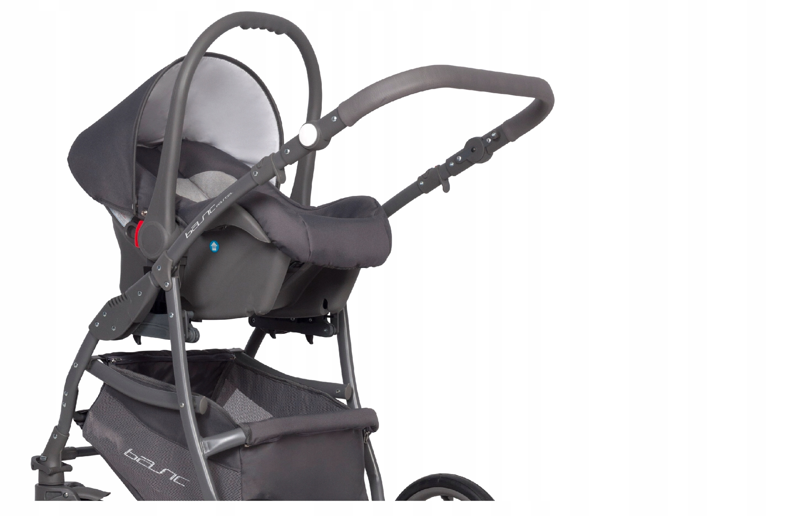 WÓZEK 3w1 WIELOFUNKCYJNY / Basic Pastel Basil Riko Model Basic Pastel