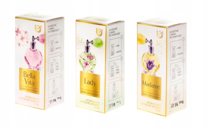 

Zestaw Olejków zapachowych Glamour 3x12ml Hit