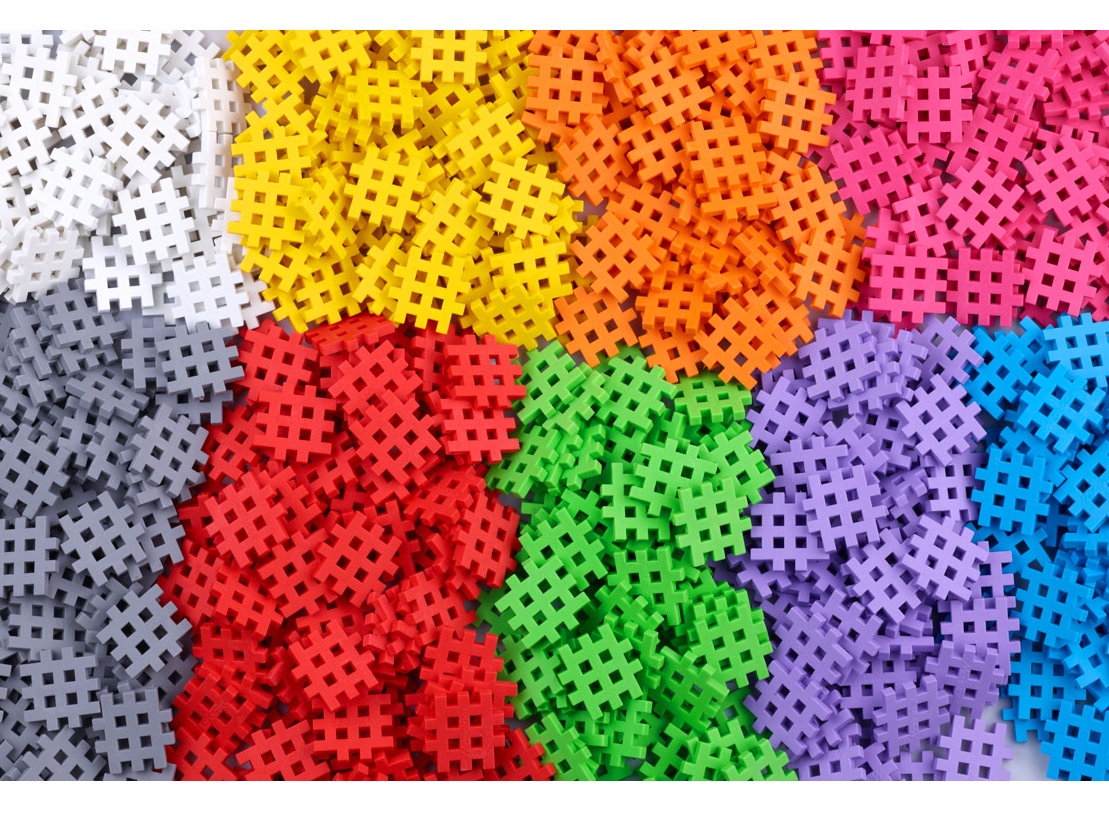 ORYGINALNE wafle KLOCKI mini WAFFLE 140 pudełko 2+ Seria Mini waffle