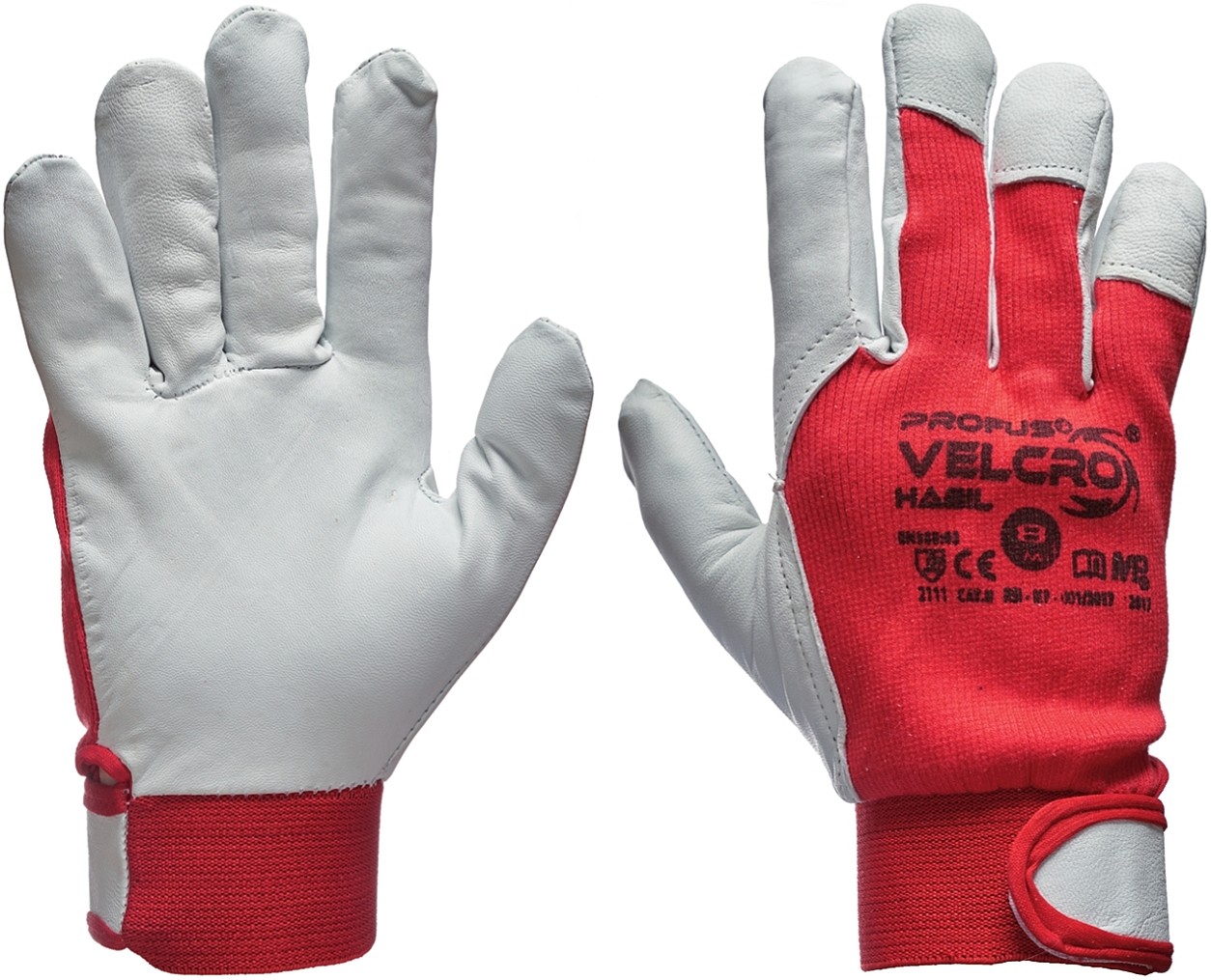 

Rękawice robocze na rzep z Miękka Skóra Kozia 7