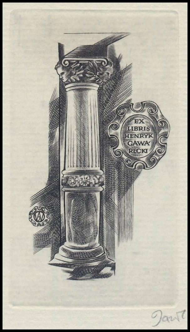 Jakubowski Wojciech 1967 Exlibris C2 Architekt 290