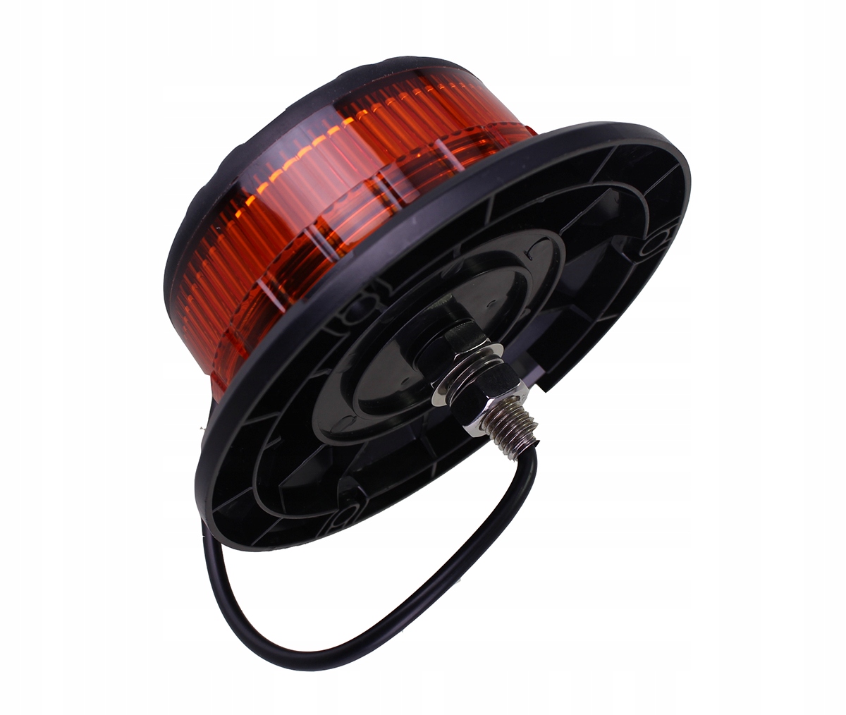 LAMPA OSTRZEGAWCZA LED KOGUT STROBO NA SRUBE 12 24