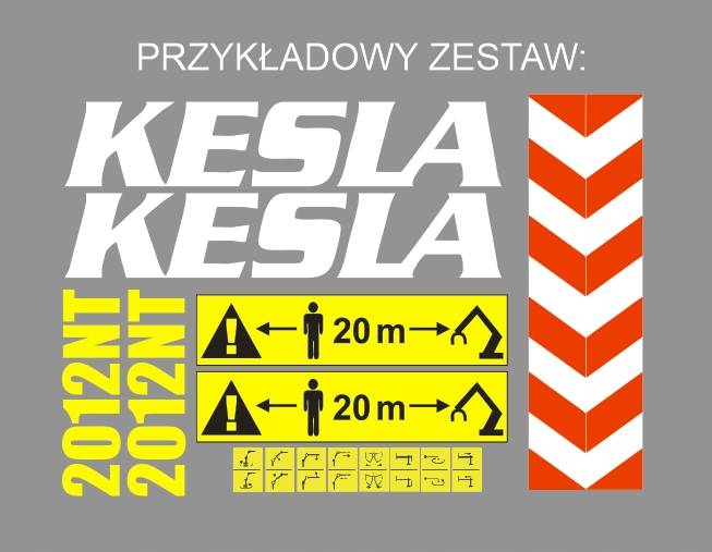 Samolepící nálepka na každý model Hds Kesla