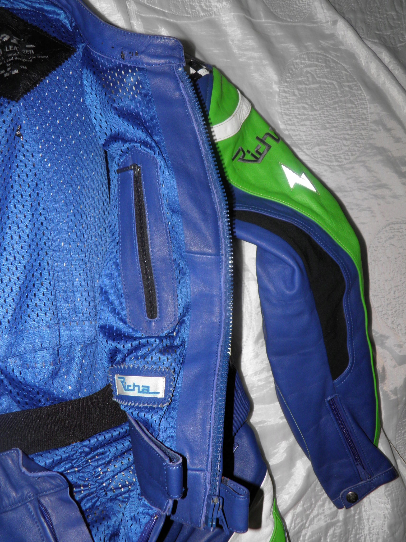 RICHA KOMBINEZON DWUCZĘŚCIOWY SKÓRZANY R 50 Typ Dwuczęściowe