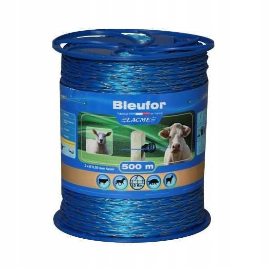 

Pastuch Linka Plecionka Bleufor Niebieska 500 M