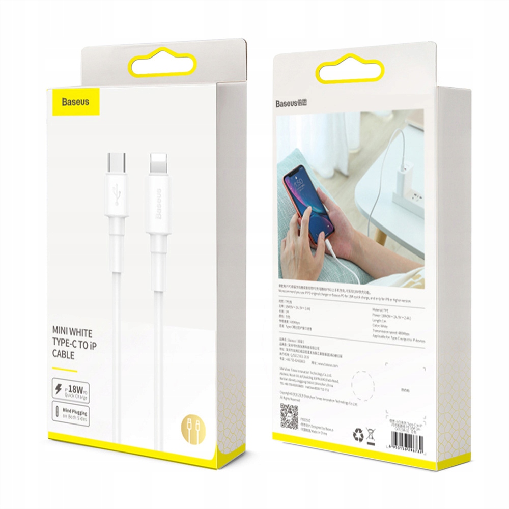 

Baseus Kabel Usb-c Power Delivery iPhone 6 7 8 X