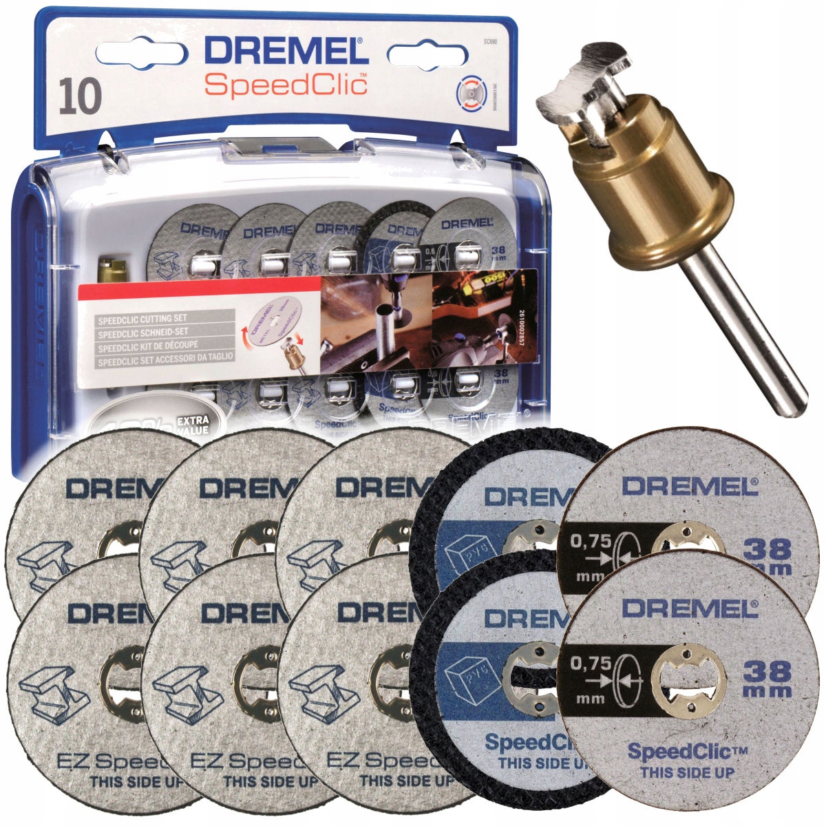 

Zestaw 10 Tarcz Speedclic SC690 Dremel Trzpień