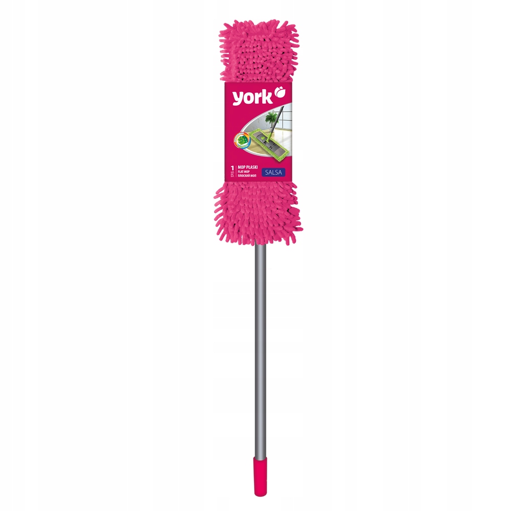 

York Mop płaski Salsa mikrofibra trzonek Kolory