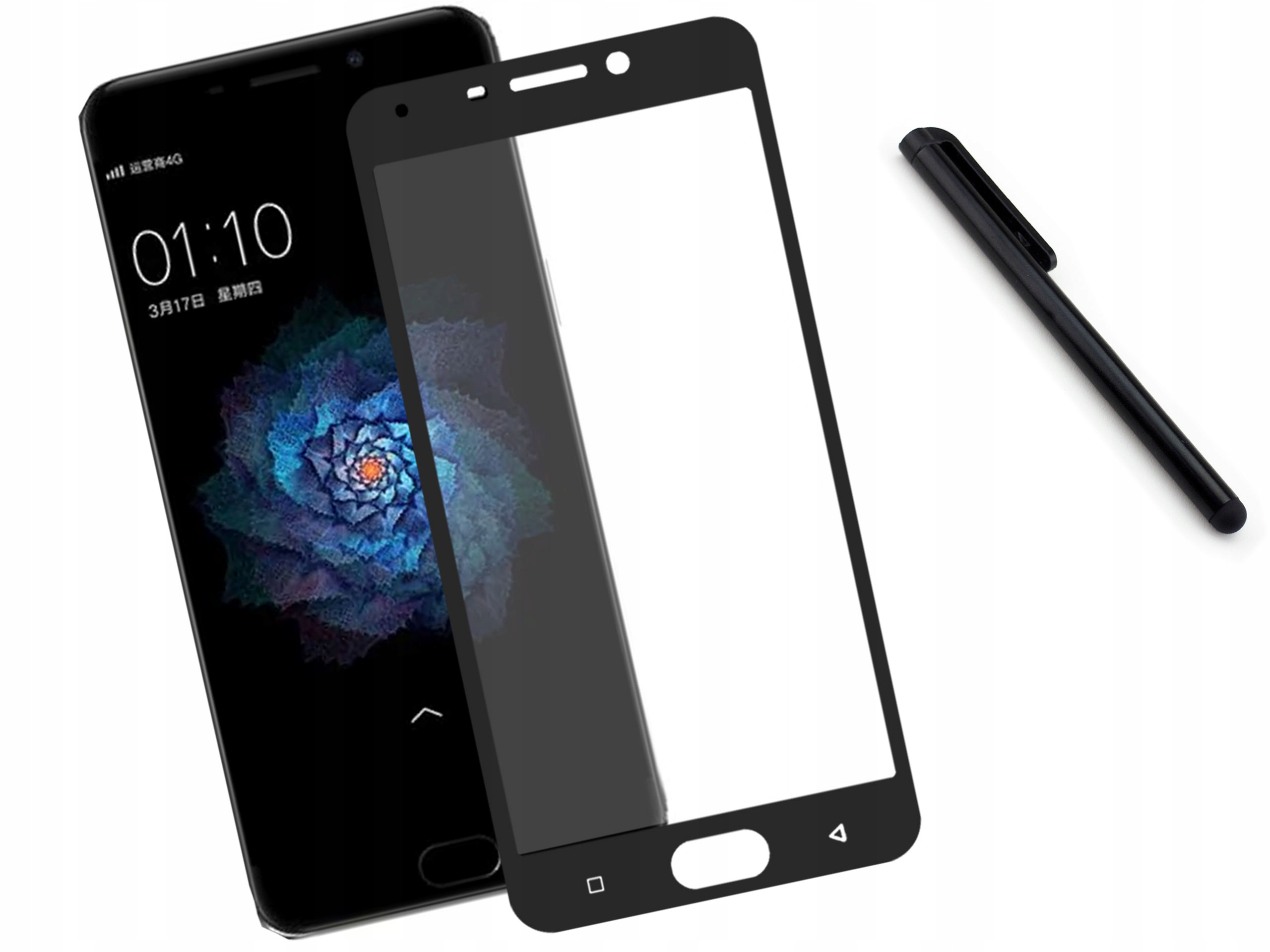 

Szkło hartowane 3D 9H hartowane Oppo R9 Czarne
