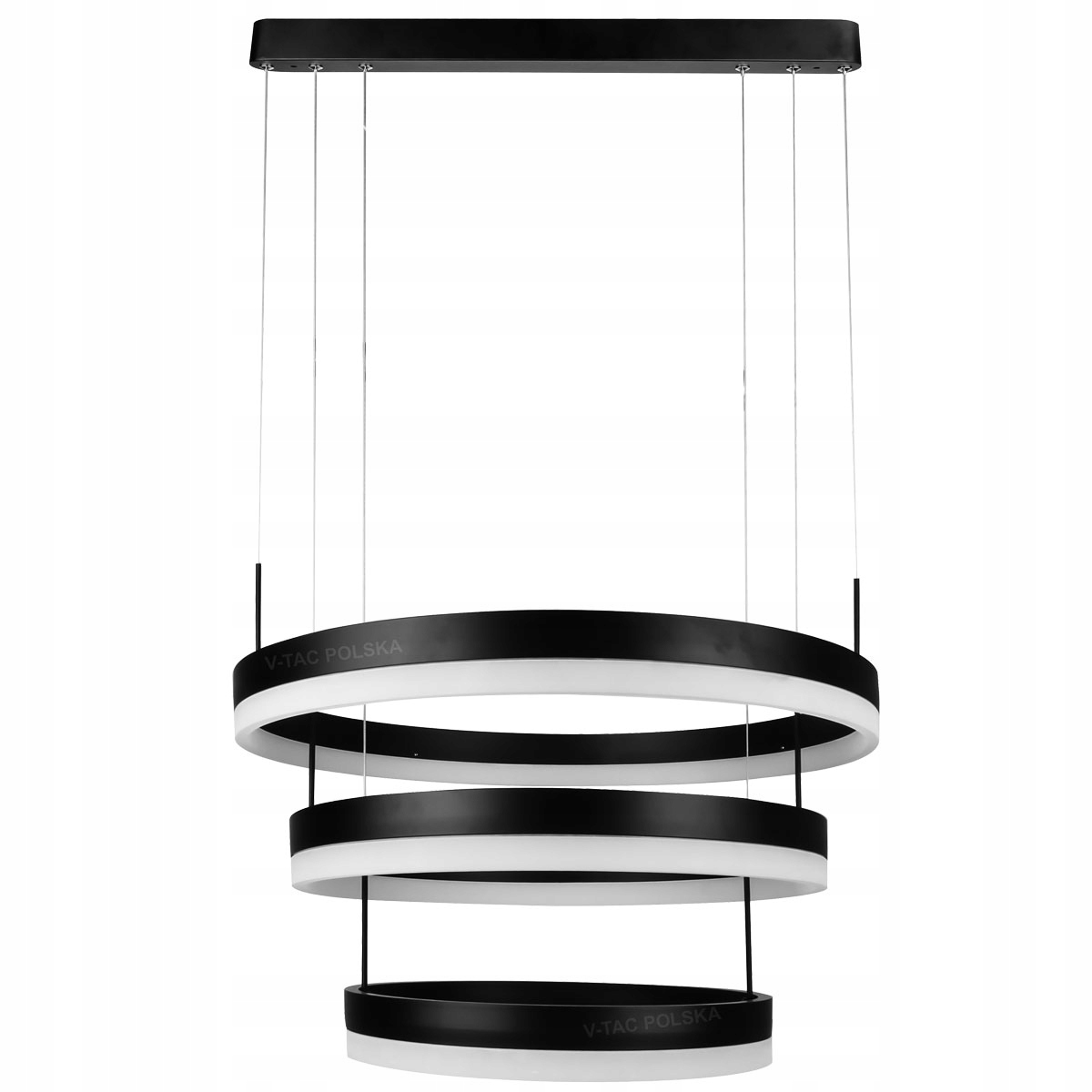 

Lampa wisząca Led Ring 80W pierścień czarna V-tac
