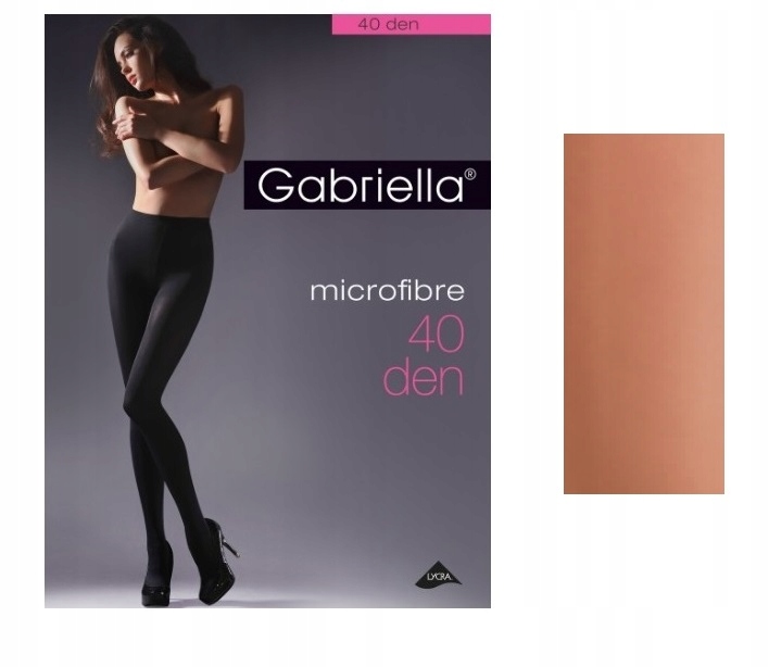 

Gabriella rajstopy microfibre den 40 Cappucino 2