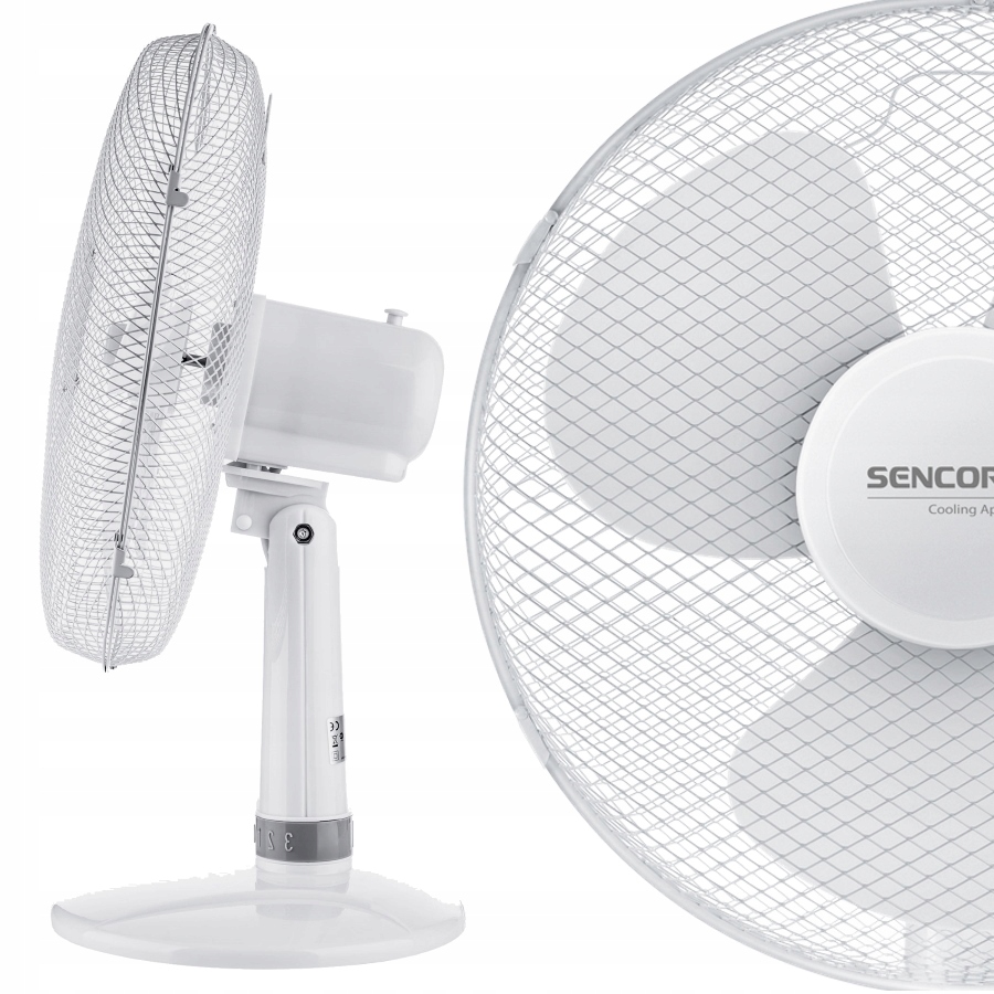 

Wentylator biurkowy Sencor Sfe 4037WH Wiatrak
