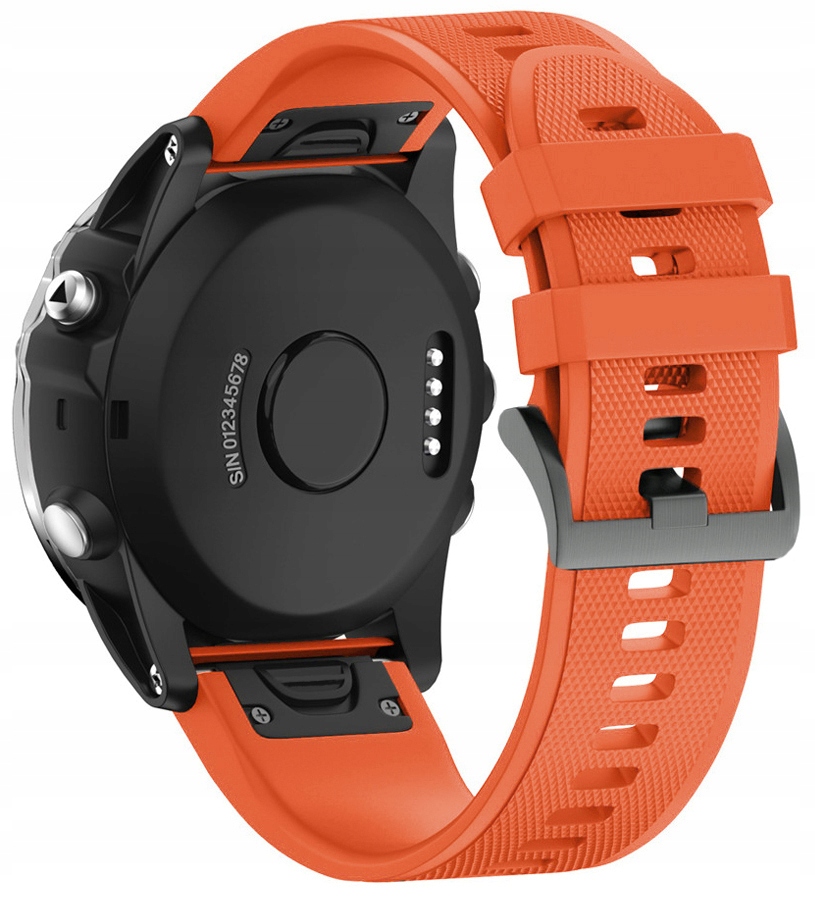 

Pomarańczowy Silikonowy Pasek Garmin Fenix 5 Plus