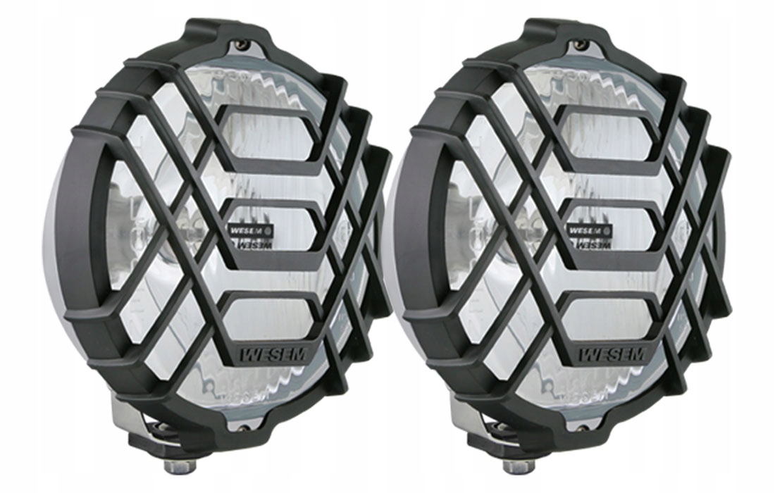 HALOGEN DALEKOSIEZNY Reflektor Lampa chrom 2X