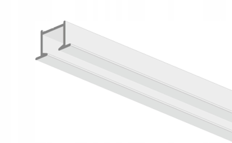 Купить АЛЮМИНИЕВАЯ ПОТОЛОЧНАЯ рейка для скрытого монтажа SIMPLE 320 ...