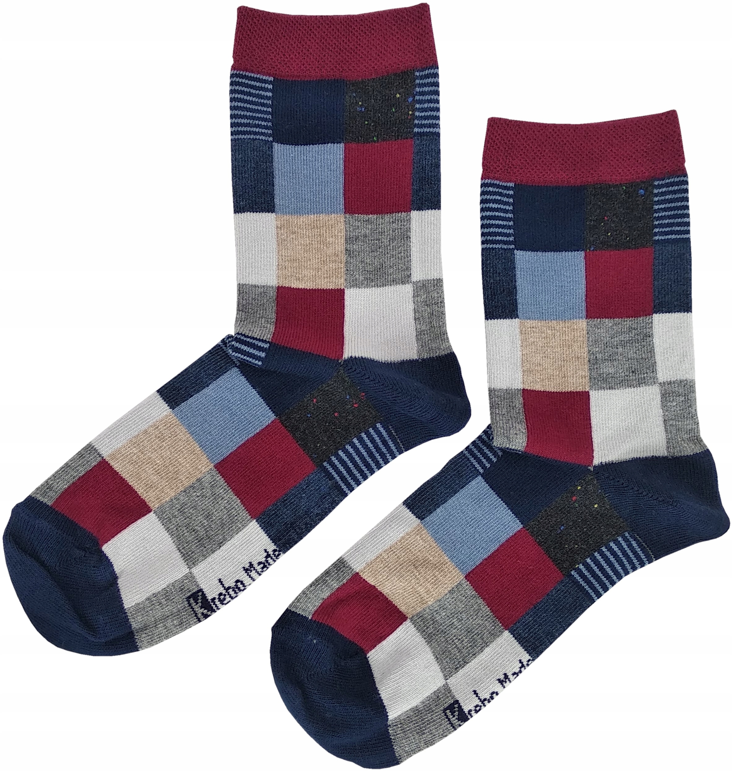 Skarpety PL Krebo Kolorowe Wesołe Kwadraty 23-26 Liczba sztuk w ofercie 1 szt.