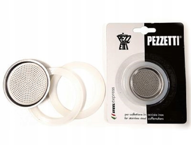 Uszczelka do kawiarki stalowej 2 szt + sitko 4TZ