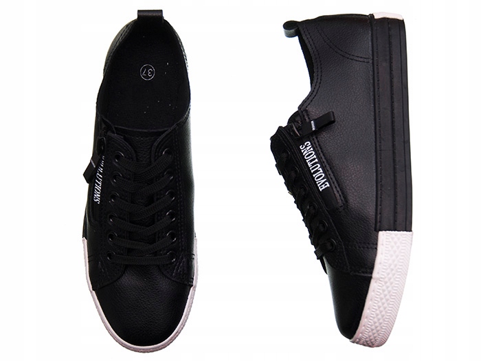 

Tenisówki Evolutions Fashion czarne trampki