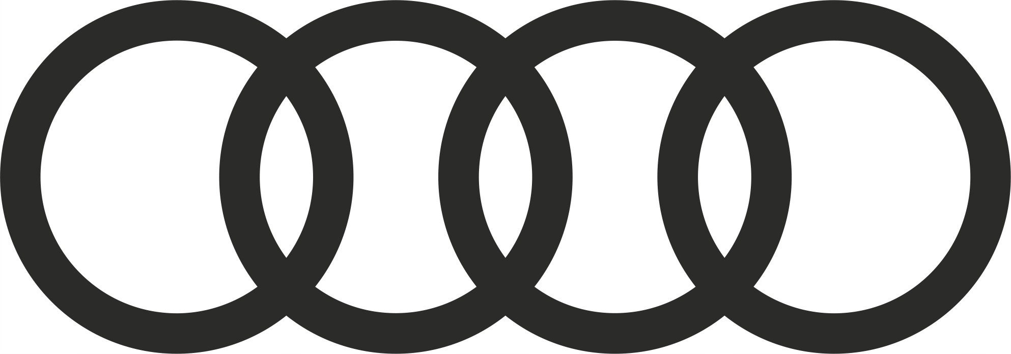 

Audi naklejka 15 x 5,2 cm