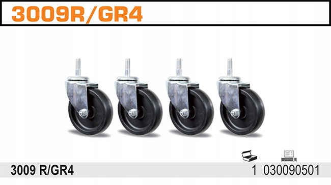 3009 4 ШТ BETA 3009R/GR4 ПОДЪЕМНЫЕ РОЛИКИ
