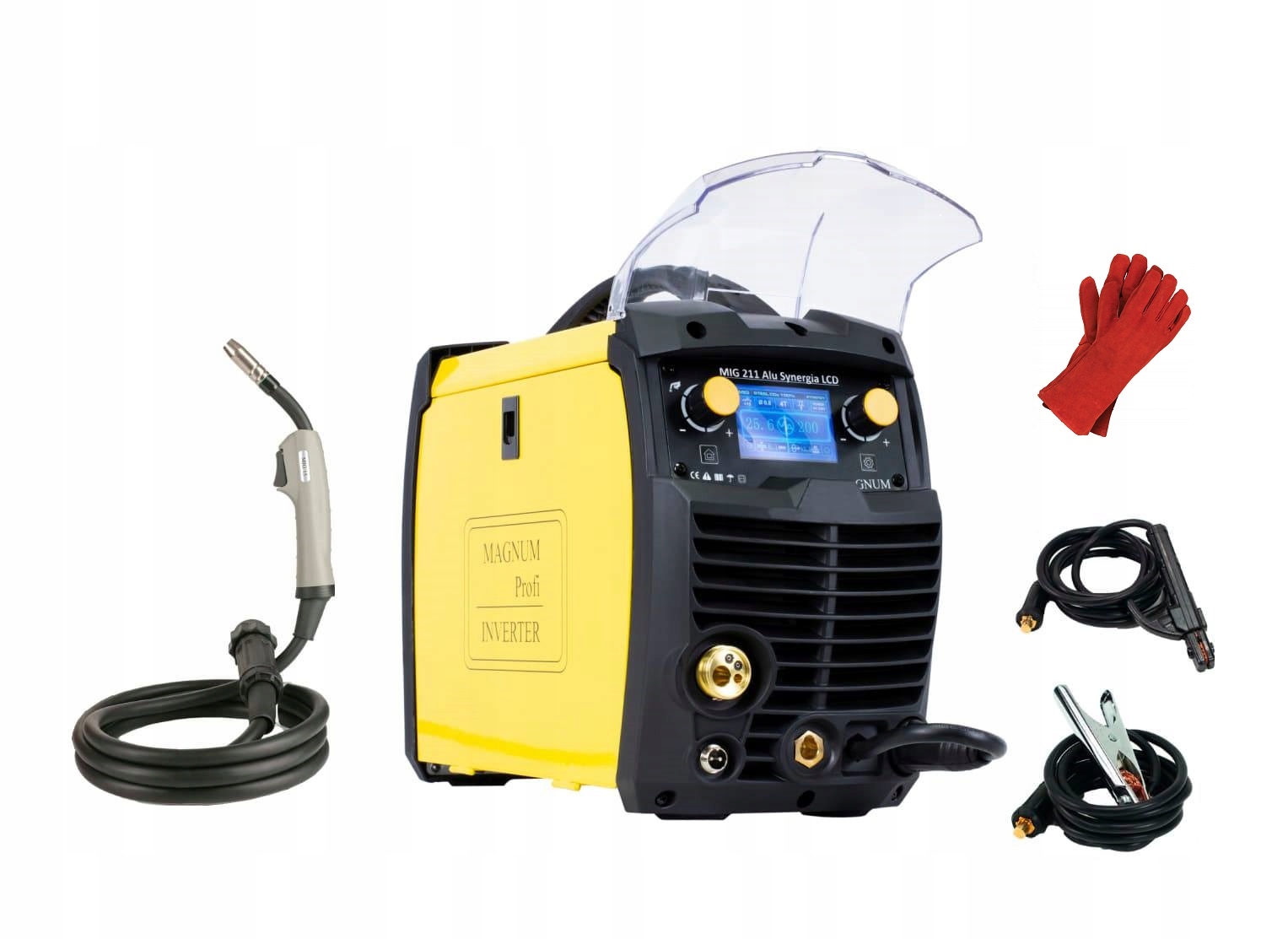 SPAWARKA MAGNUM MIG 211 ALU SYNERGIA LCD PROGRATIS Kod producenta 211