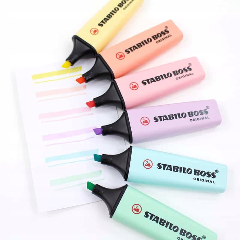 

Zakreślacz Stabilo Boss pastel etui 6 x pastelowe