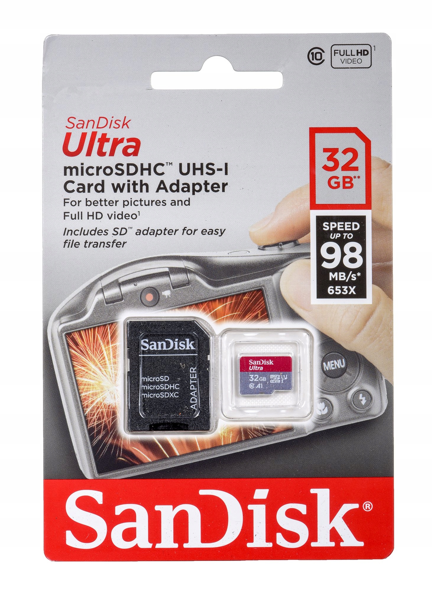 Karta pamięci microSD SanDisk 32 GB SDHC A1 C10 U1