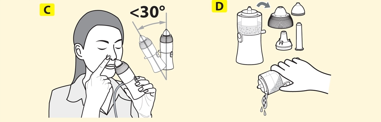 Inhalator PHILIPS ELEGANCE następca PRO + RHINO Frakcja respirabilna 77%