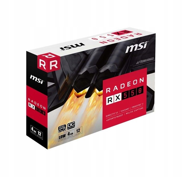 Komputer PC do gier HP i5 16GB GRAFIKA MSI 4GB SSD Chipset karty graficznej AMD Radeon RX 550