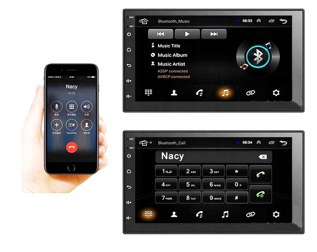 RADIO SAMOCHODOWE 2DIN GPS BT USB ANDROID WiFi FV EAN 5903672420990