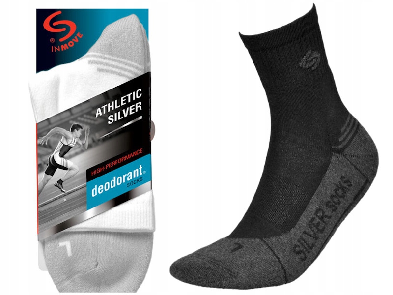

Skarpetki Przeciwgrzybicze InMove Silver Ca 44-46