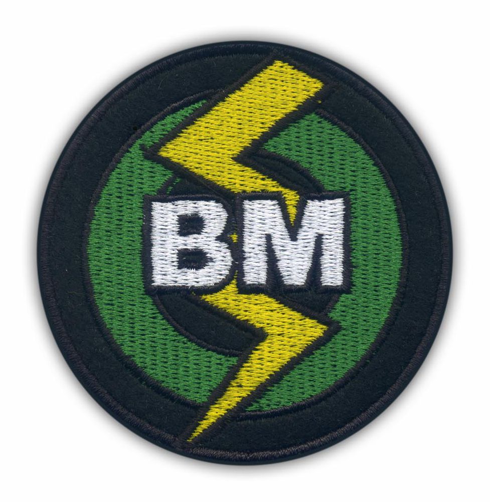 

Naszywka haftowana dla drużby -bm- Best Man czarna