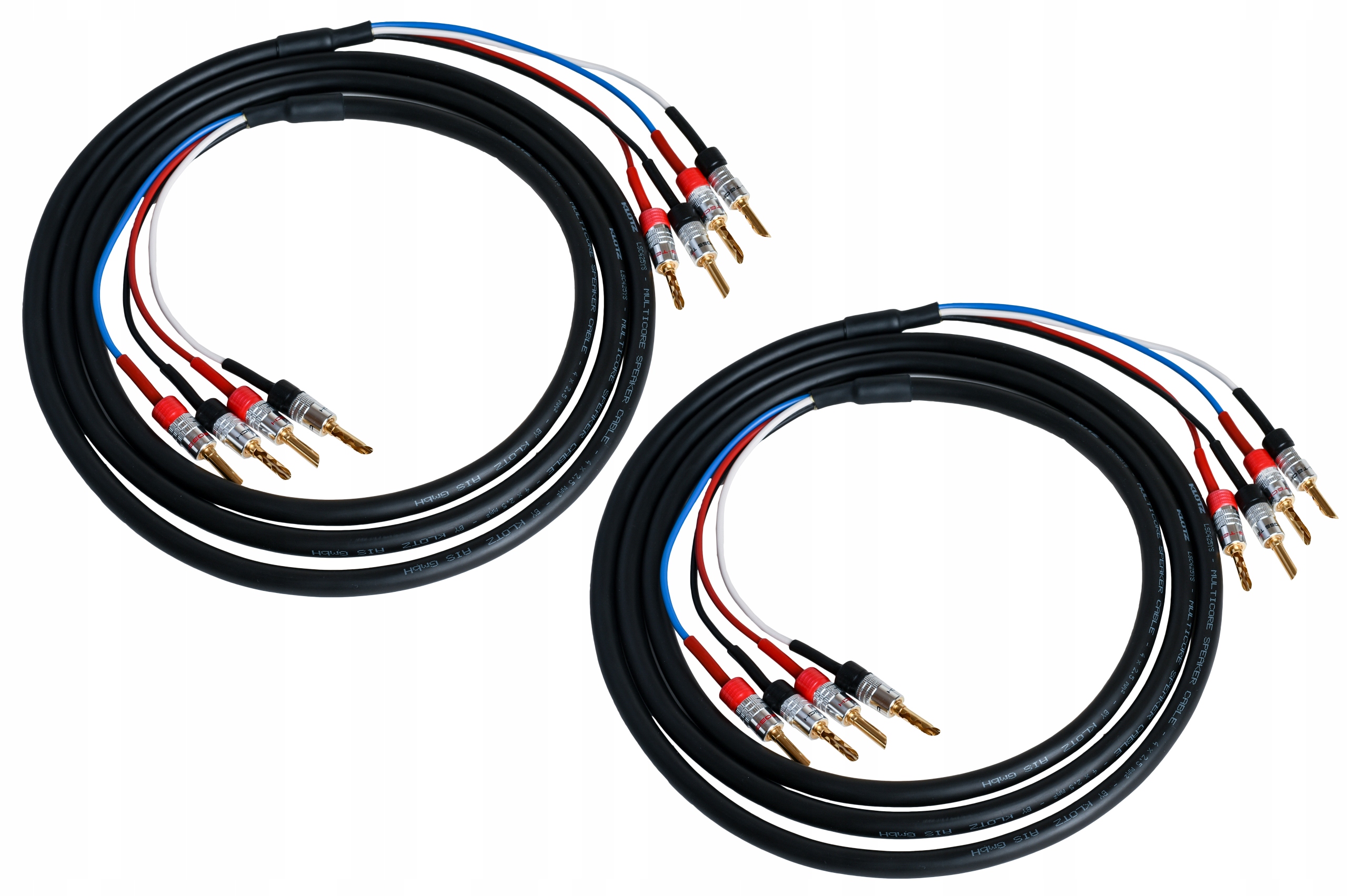 

Kable przewody bi-amp bi-amping Klotz 2x2m