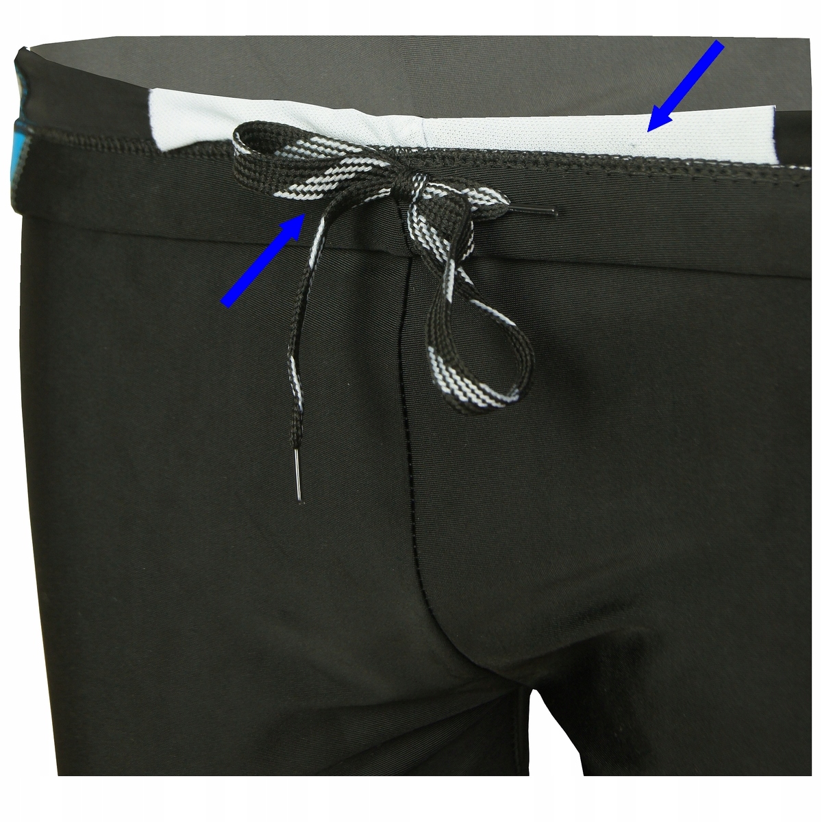 KĄPIELÓWKI MĘSKIE SPODENKI BOKSERKI szorty - M Materiał dominujący poliamid