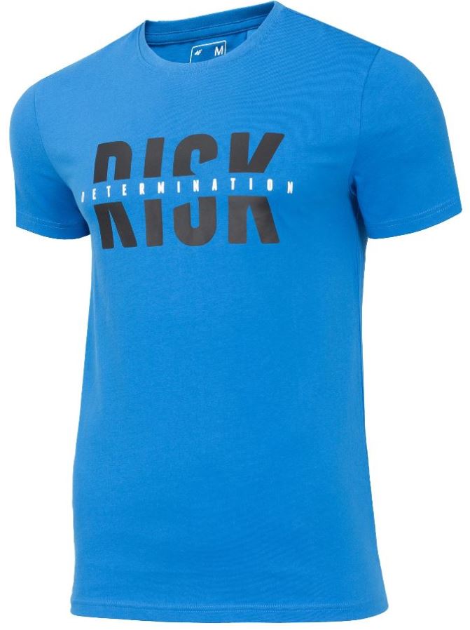 

4F Koszulka męska T-Shirt H4Z19-TSM008 Niebieski L