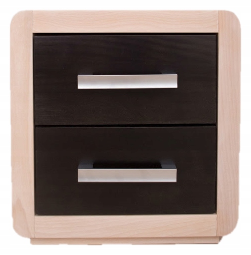 Szafka nocna FORTE bukowa kwadratowa szufladki