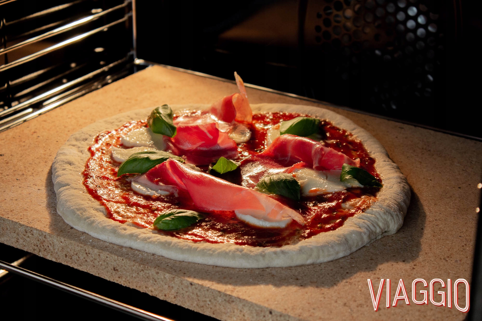 KAMIEŃ DO PIZZY VIAGGIO + ŁOPATKA + GRATIS! Wysokość produktu 2 cm