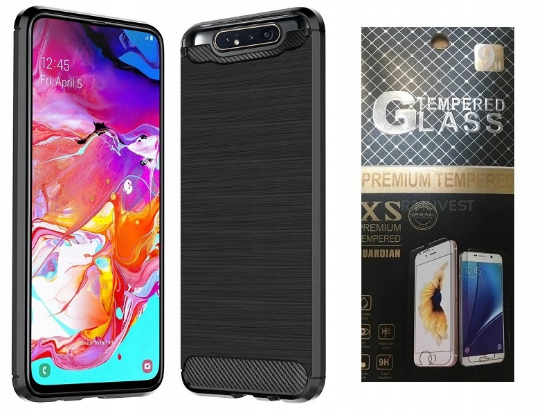 

Karbon Etui Carbon do Samsung Galaxy A80 + Szkło