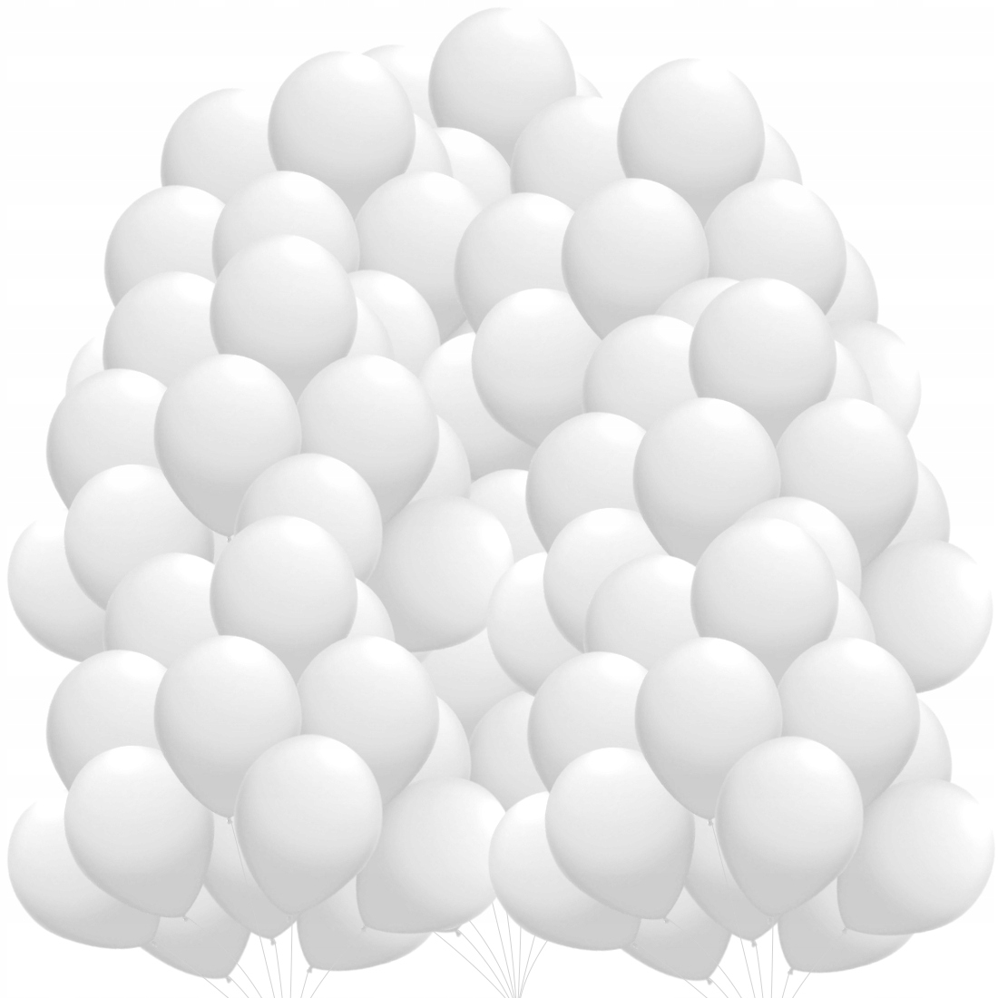 

Balony pastelowe Ślub urodziny 100 szt 34cm Białe