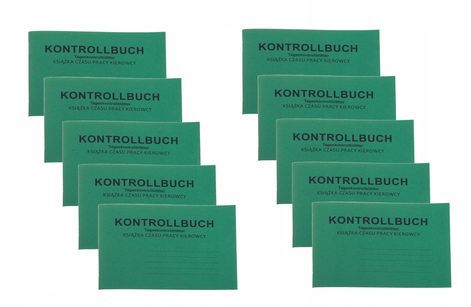 Książka czasu pracy kierowcy KONTROLLBUCH NIEMCY