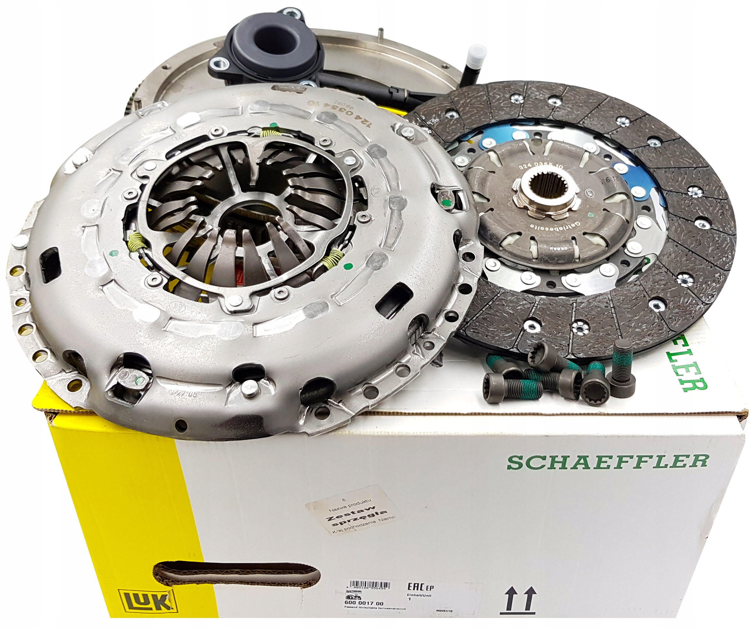 600001700 - ДВОМАСОВЕ КОЛЕСО ЗЧЕПЛЕННЯ ДЛЯ SKODA OCTAVIA II 2.0 TDI