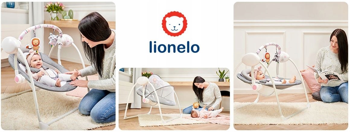 LEŻACZEK BUJACZEK HUŚTAWKA LIONELO RUBEN + MELODIE Wysokość produktu 65 cm