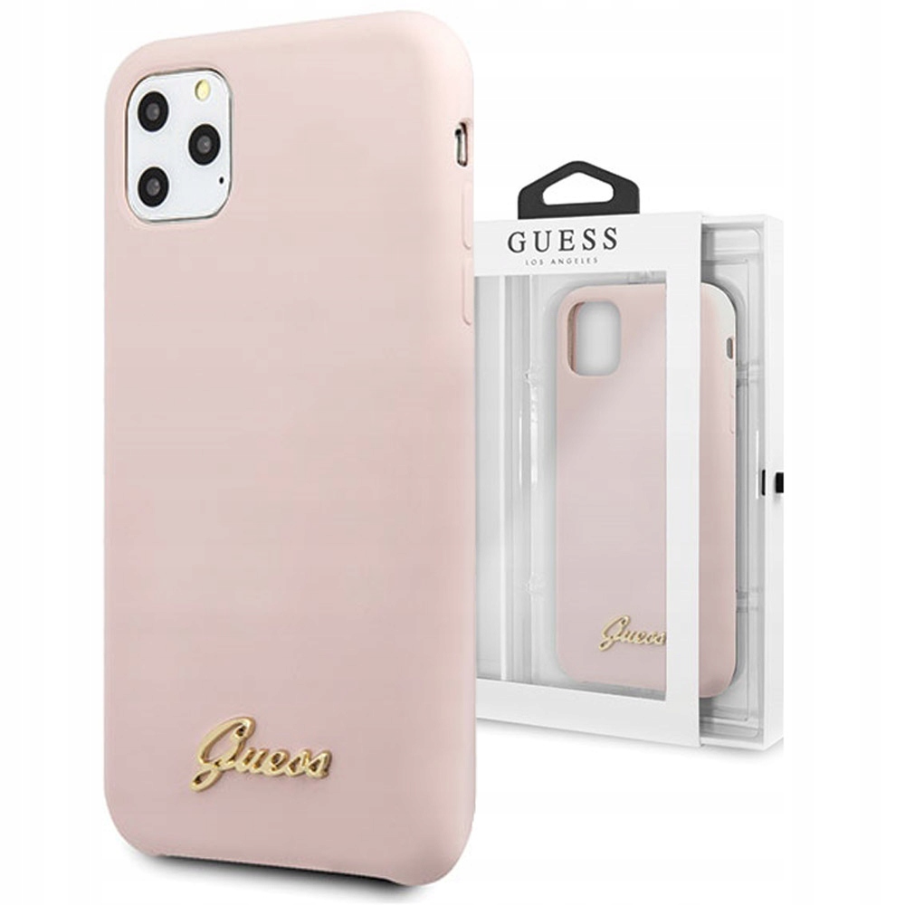

Etui do iPhone 11 Pro, Guess Silicone, pokrowiec