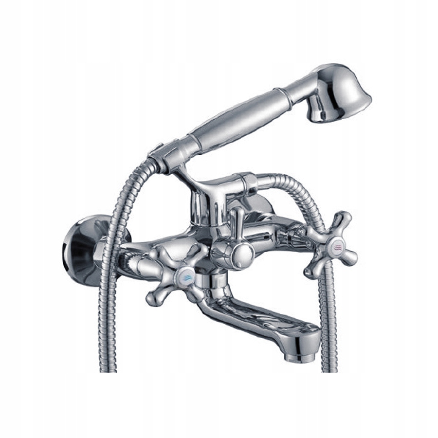 Vaňová batéria so sprchovacím setom Verde Retro